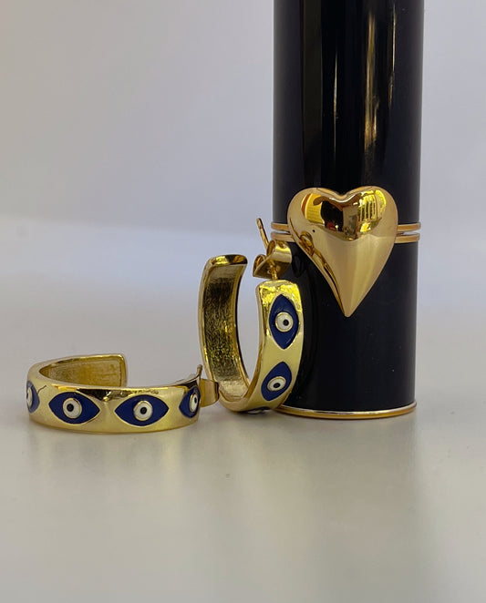 Evil Eye Hoop